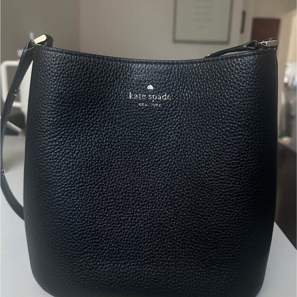 Kate Spade Black Leather Shoulder Bag